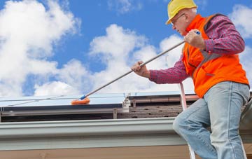 Pant soft wash roof cleaning